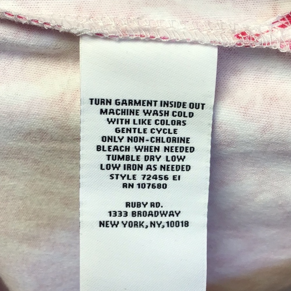 Ruby Rd Pink Patterned Top - Picture 8 of 8
